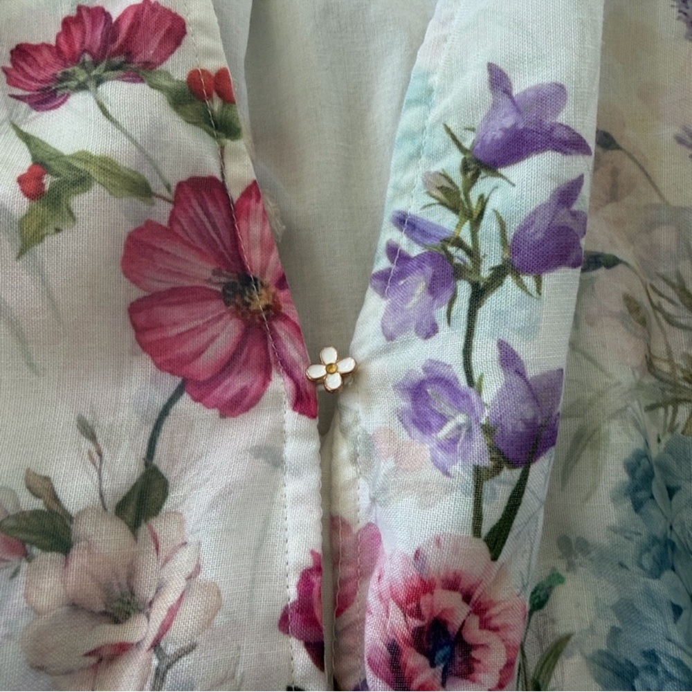 Anthropologie Let Me Be V-Neck A-Line Mini Dress - Picture 7 of 13